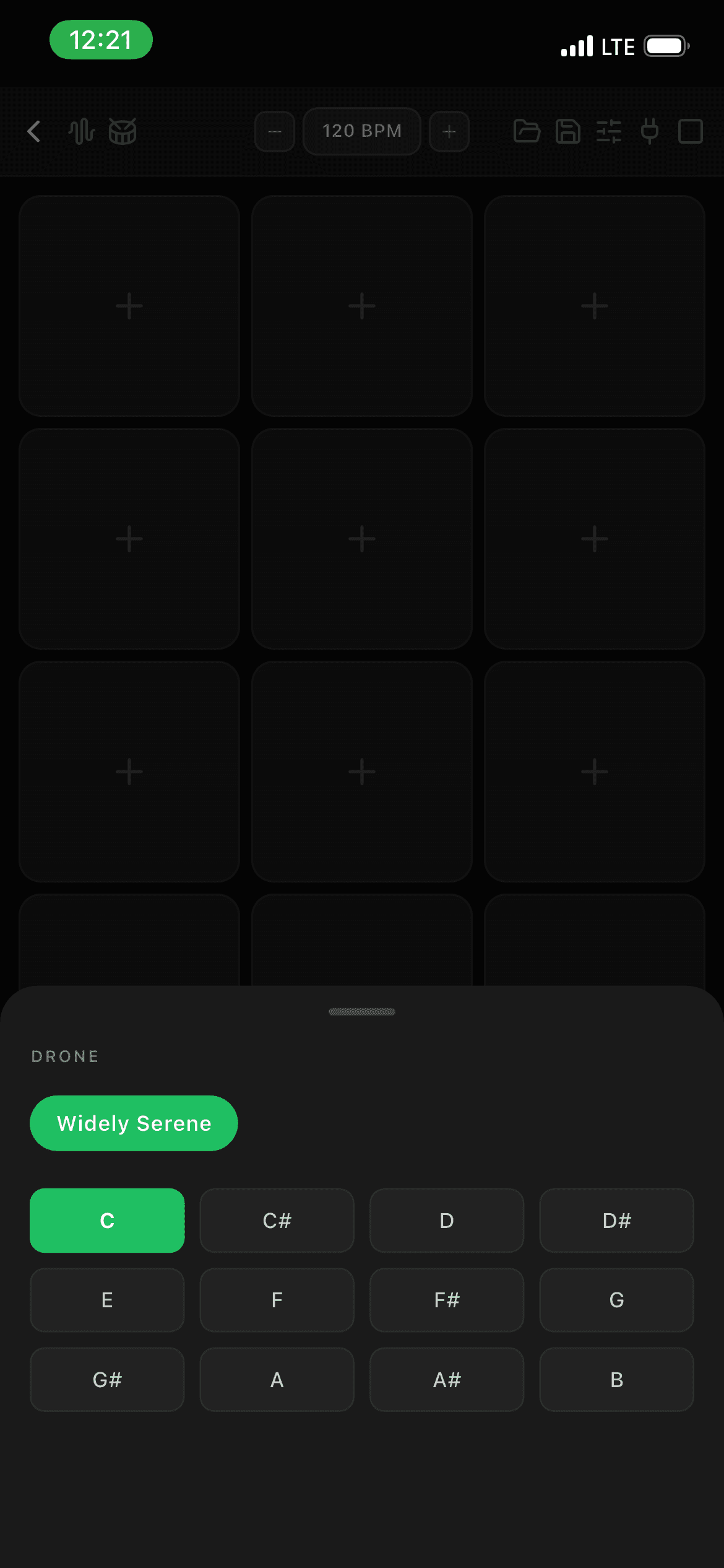 Kiɗa drone key picker